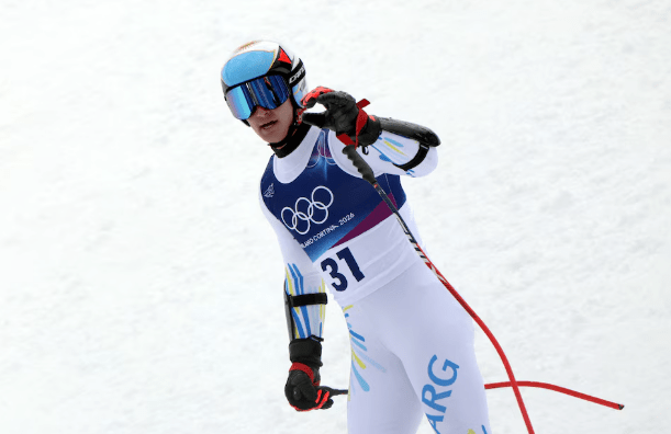 Tiziano Gravier debutó en los Juegos Olímpicos de Invierno y su familia lo acompañó desde la&nbsp;tribuna